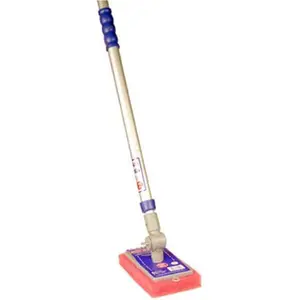 Adjust-A-Brush - 3' - 6' Telescopic Pool Cleaning Pole with Scrubber Pad