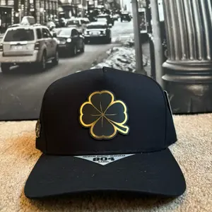 Trebol hats black snapback good luck caps