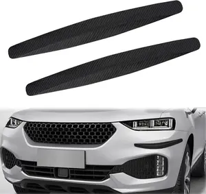 PCS Bumper Guard Strip, Car Bumper Guard, Front Bumper Decorative Strip, Car Bumper AntiScratch Strips for Cars SUV Pickup Truck (Black)