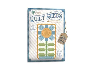 Prairie Quilt Seeds™ Flower No. 1 | Quilt Block Pattern by Lori Holt | 10" x 20"