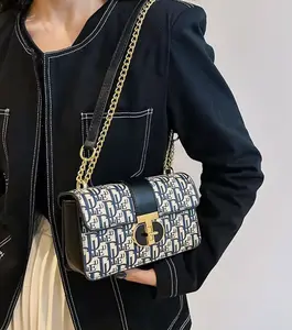 Black and Gold Elegant Bag for Women