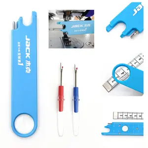 Jack Quick Threading Device for Sewing Machine Needle Threading,Anti Prick Hands,Sewing Machine Needle Threader 3 in 1 Jack Sewing Tool and 2 Seam Rippers