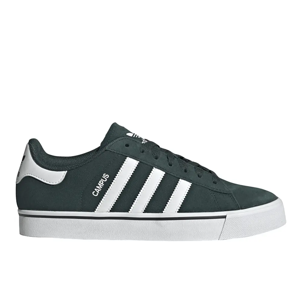 adidas Mens Campus Vulc Lace Up Sneakers Shoes Casual - Green adidas Mens Campus Vulc Lace Up Sneakers Shoes Casual - Green