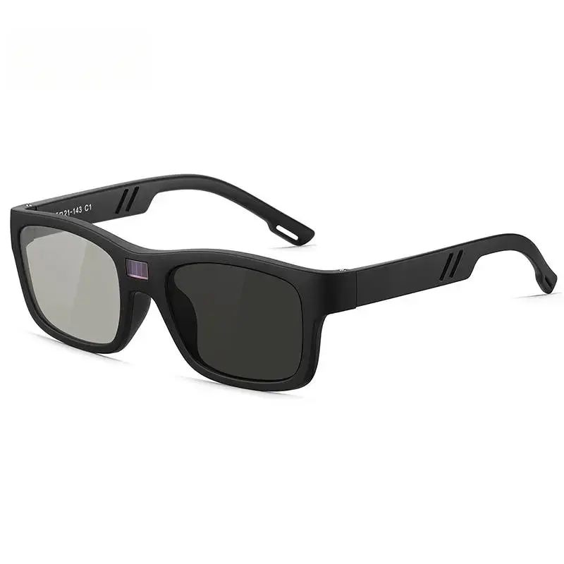 Smart Photochromic Polarized Sunglasses for Men, Modern Sport Style with a Lightweight TR Frame and UV400 Lenses for Cycling & Fishing, Smart Sports Glasses