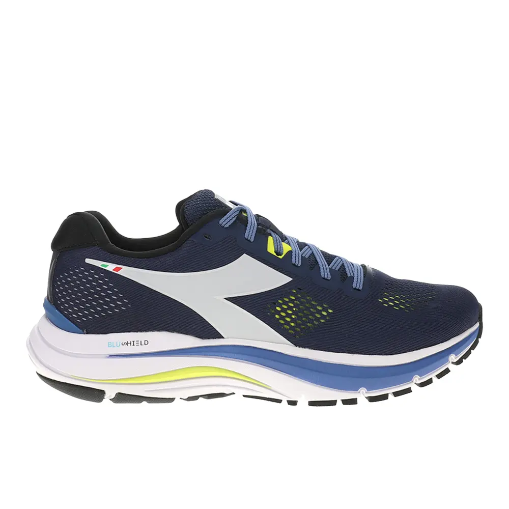 diadora Mens Mythos Blushield 7 Vortice Running Sneakers Shoes - Black