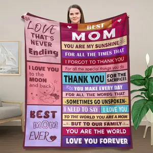 Mothers Day Blanket Gifts for Mom fromDaughter Son - Best Mom Ever Gifts-Presents for Moms - Mothers Day Birthday GiftIdeas for Mother-to MyMom's Blanket Many Gift Options for Family Members