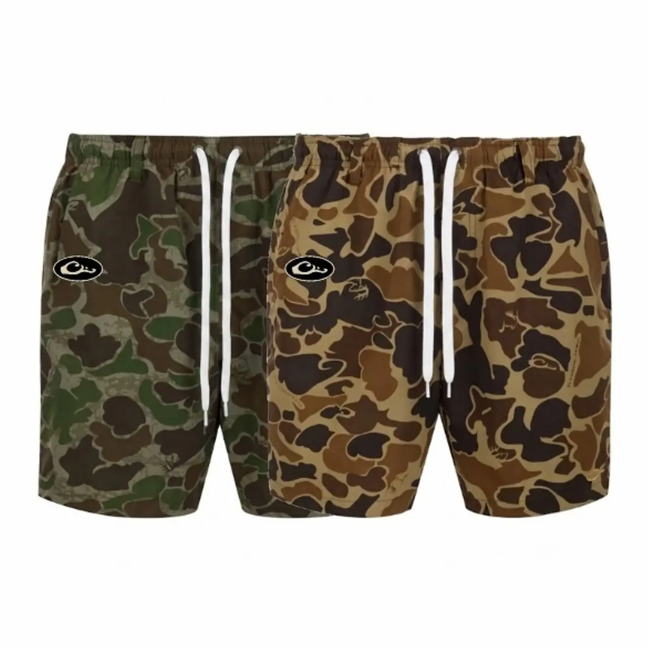 Drake Duck Camo Everyday Short Pant | Waterfowl Camouflage Shorts | Streetwear Sports Shorts | Outdoor Casual Shorts | Men's Activewear | gift for Him