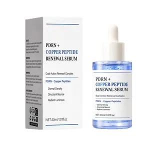 PDRN Face Serum with GHK-Cu Copper Peptides, Niacinamide & Panthenol – Lightweight Multi-Peptide Daily Serum for Hydration, Tone Support & Comfort.