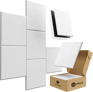 Acoustic Foam Panels (12-Pack) – Soundproof Wall Tiles