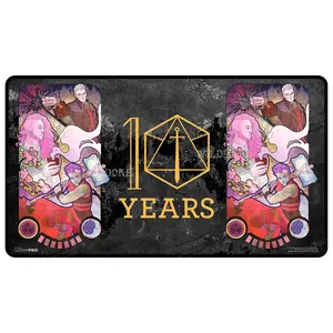 Critical Role 10-Year Anniversary Stitched Edge Playmat - Taliesin Jaffe Critical Role 10-Year Anniversary Stitched Edge Playmat - Taliesin Jaffe