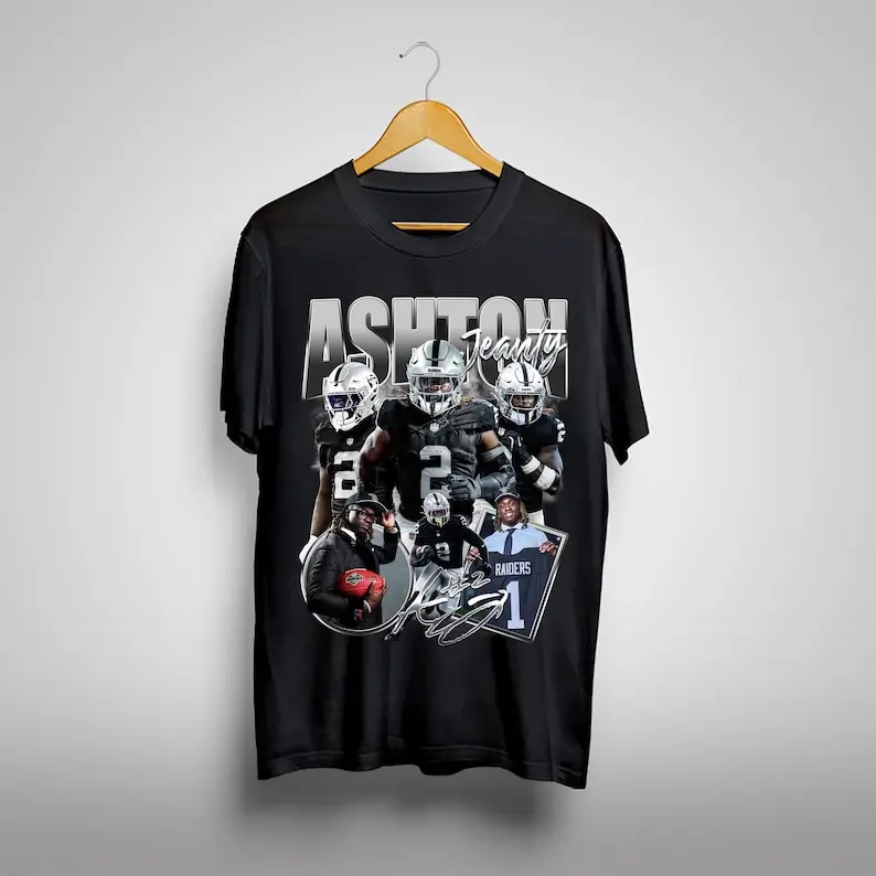 Ashton Jeanty v1 Travis Hunter Cam Ward Deion Sanders Heisman Dillion Gabriel Shadeur Sanders Vintage College Football Vintage  T-Shirt, Gift For Football Fan