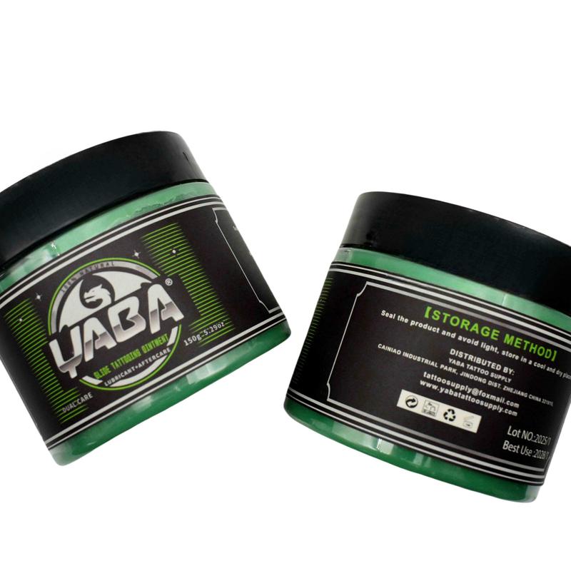 Yaba Green Tattoo Aftercare Ointment for Artists Natural Tattoo Aftercare Cream Lotion 150g/5.29OZ Vegan Cruelty-Free