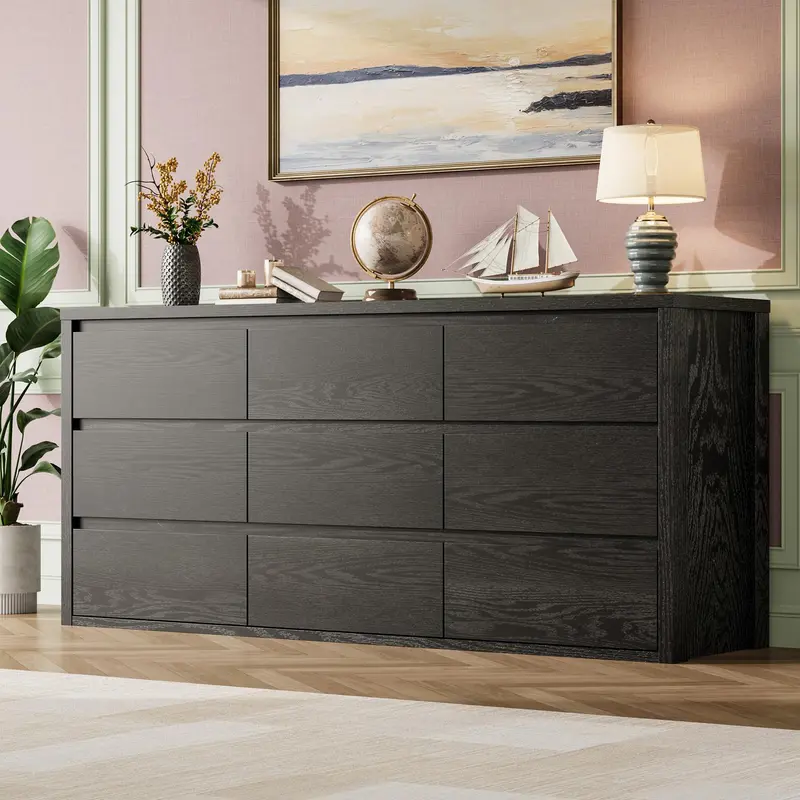 9 drawer dresser gray - TikTok Shop