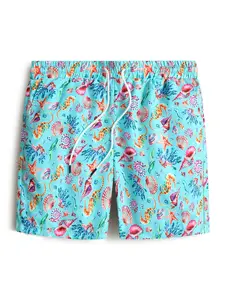 Mens Swim Trunks Quick Dry Beach Shorts Mesh Lining Swimwear Bathing Suits with Pockets