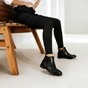 Vintage Classic Chelsea Boots for Women | Premium PU Synthetic Material, Soft & Durable, Elastic Goring Design, Slimming & Versatile, Must-Have for Fall/Winter Commute & Daily Wear