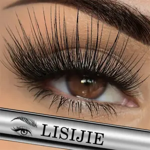3Pcs Waterproof fiber mascara, thickens and curls lashes, smudge-proof black formula for all skin tones, plumping, waterproof, and clump-free, smooth and easy to apply, a high-quality Valentine's Day gift for women.