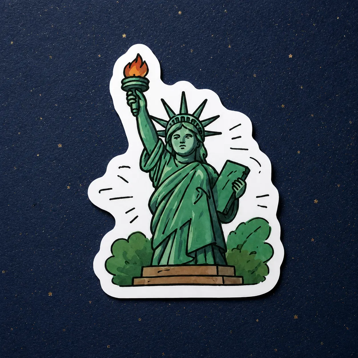 Free Original Art Sticker Included with Every T-Shirt Purchase