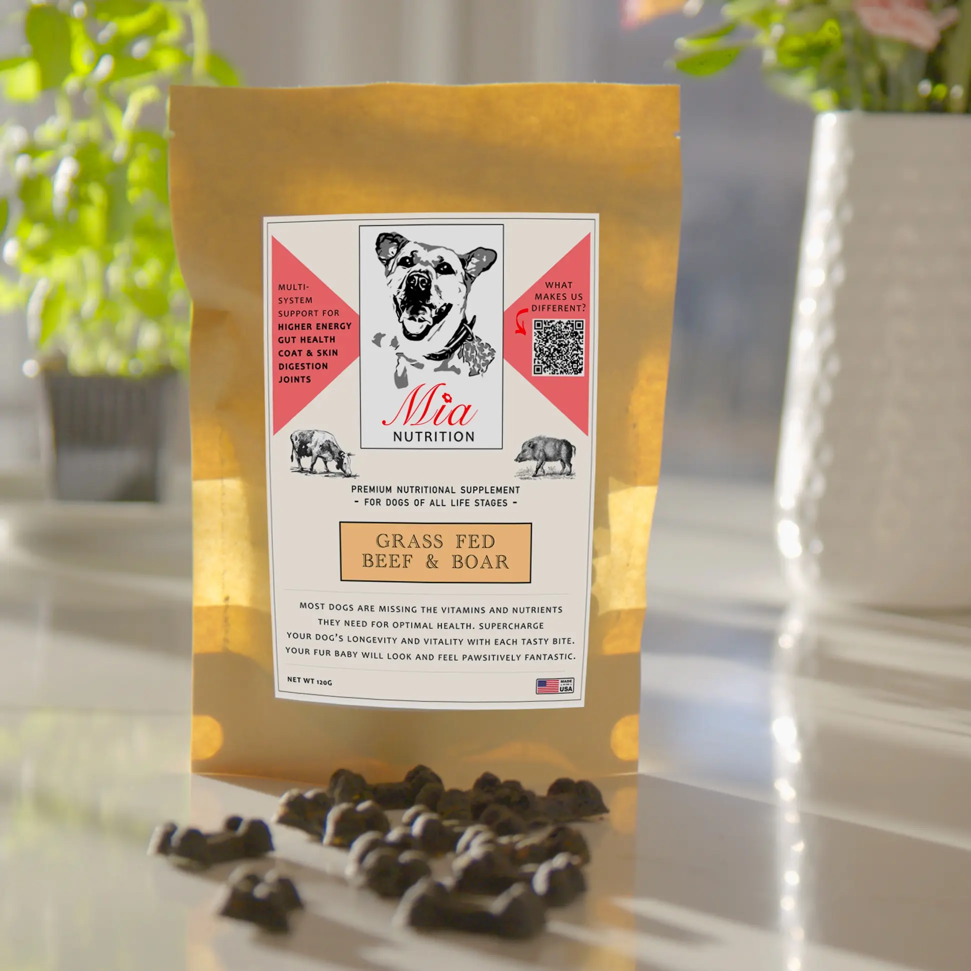 Mia Nutrition Grass Fed Beef + Boar