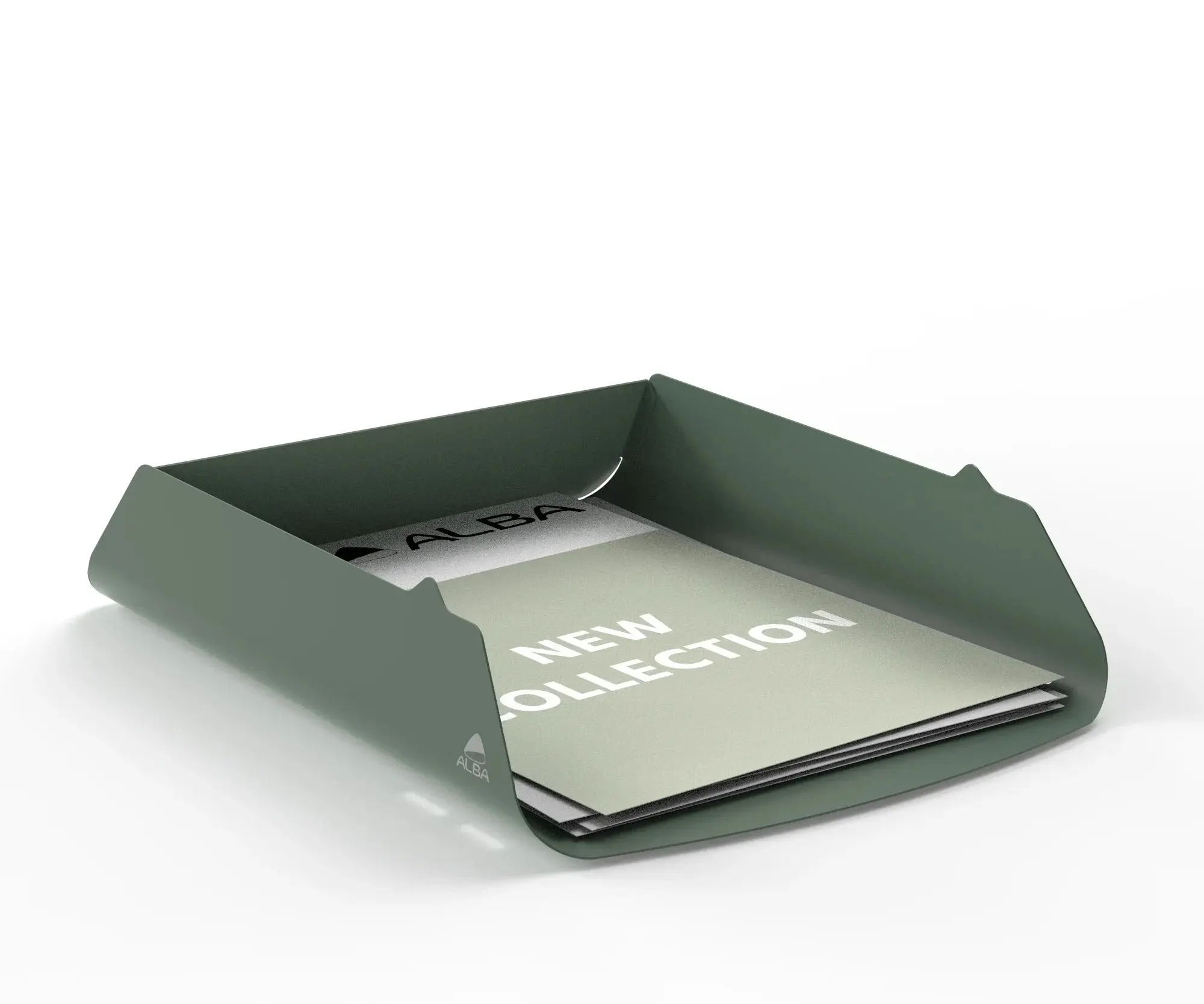 Alba O'desk Metal Letter Tray – Stackable