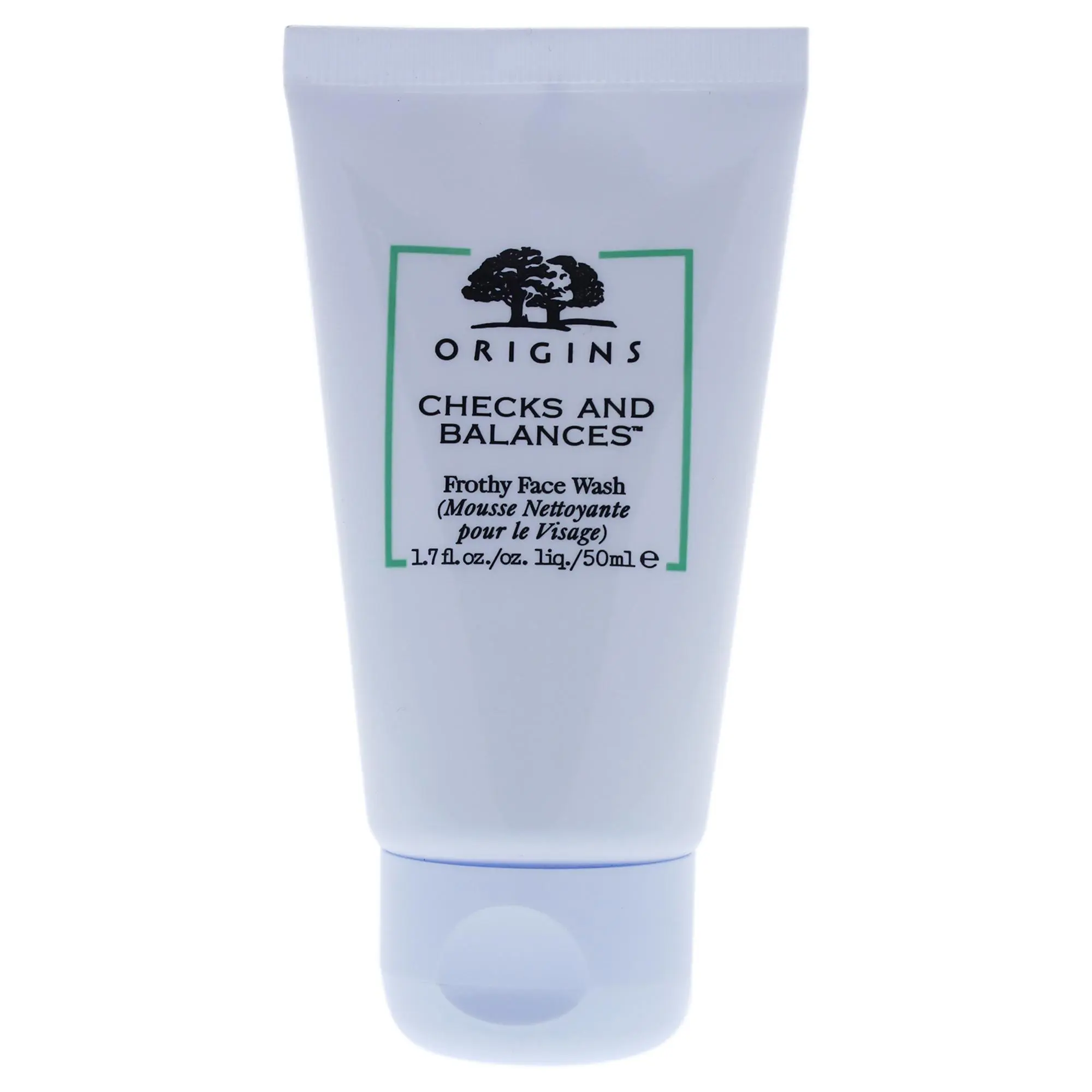 Origins Checks and Balances Gentle Daily Frothy Facial Cleanser, Unisex Cleansing Product - 1.7 oz