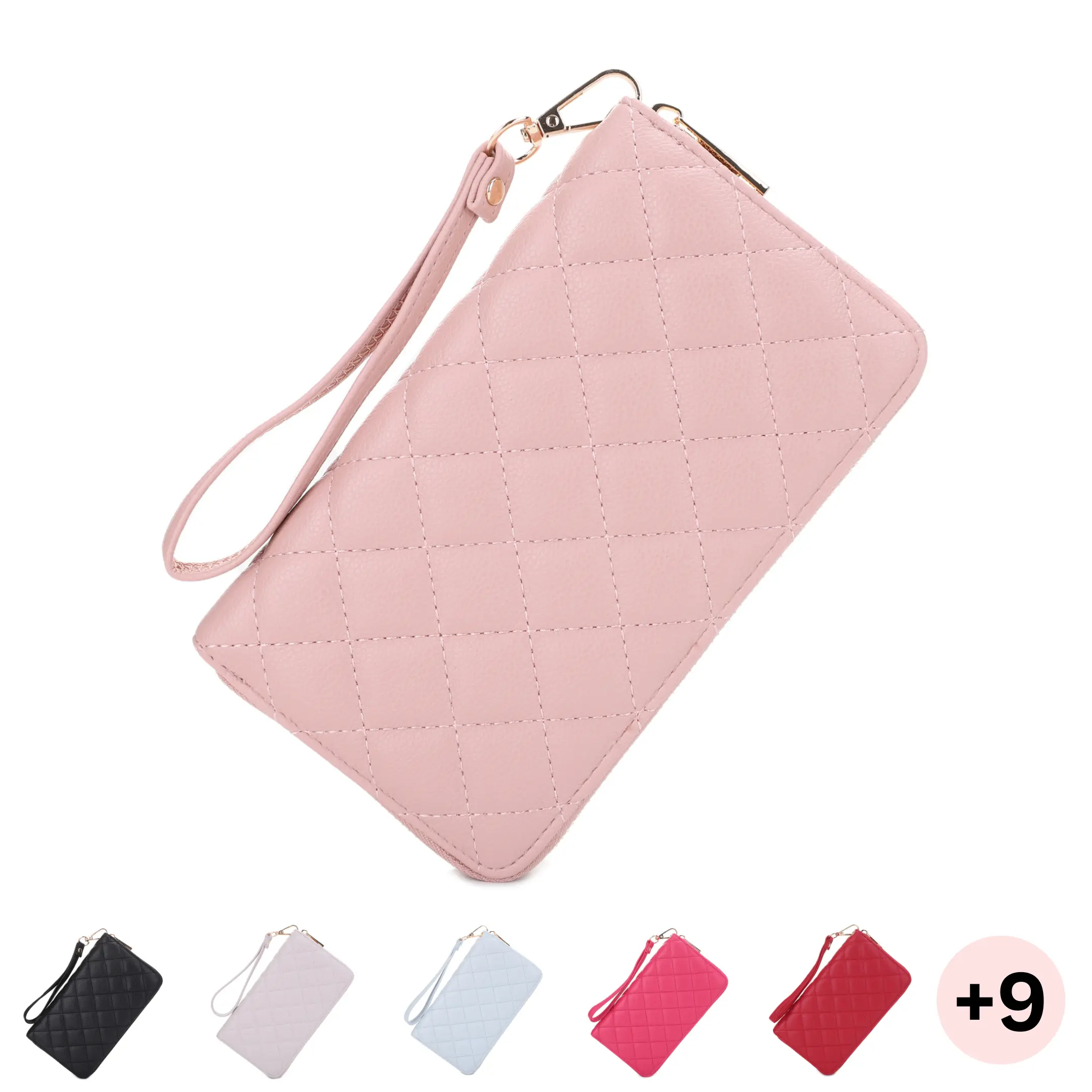 SG SUGU Elva Diamond Quilted Wallet SG SUGU Elva Diamond Quilted Wallet