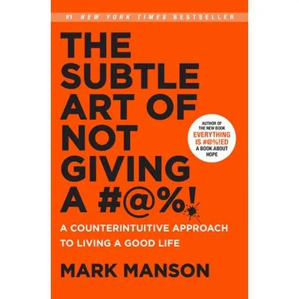 USED Book - The Subtle Art of Not Giving a #@%! by Mark Manson (Hardcover) - english