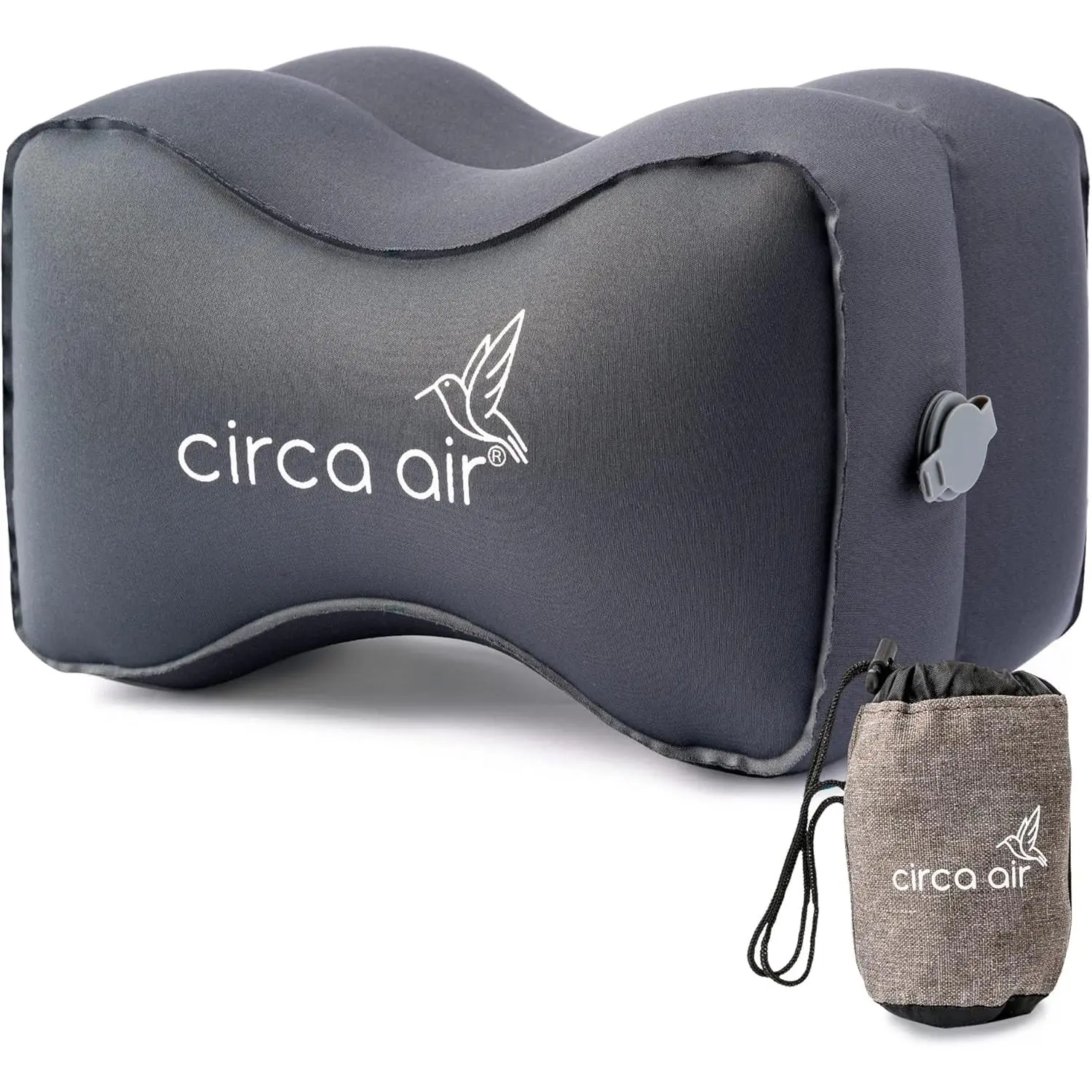 Inflatable Knee Pillow for Side Sleepers, Travel Knee Pillow Between Legs for Sleeping, Orthopedic Sciatica Pain Relief Pillow, Leg Pillow for Hip Joints and Thigh Sleep