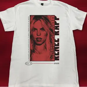 Renee Rapp Inspired Bite Me Graphic Tee Red Pop Collage Shirt Unisex