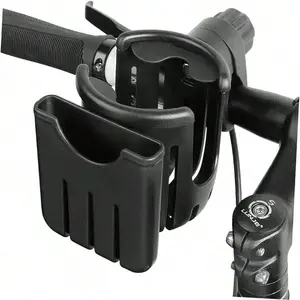 1pc 360° Rotating Water Bottle Holder, Universal Adjustable Cup Holder, Suitable for Bicycles/strollers, Safe and Stable, Easy Installation