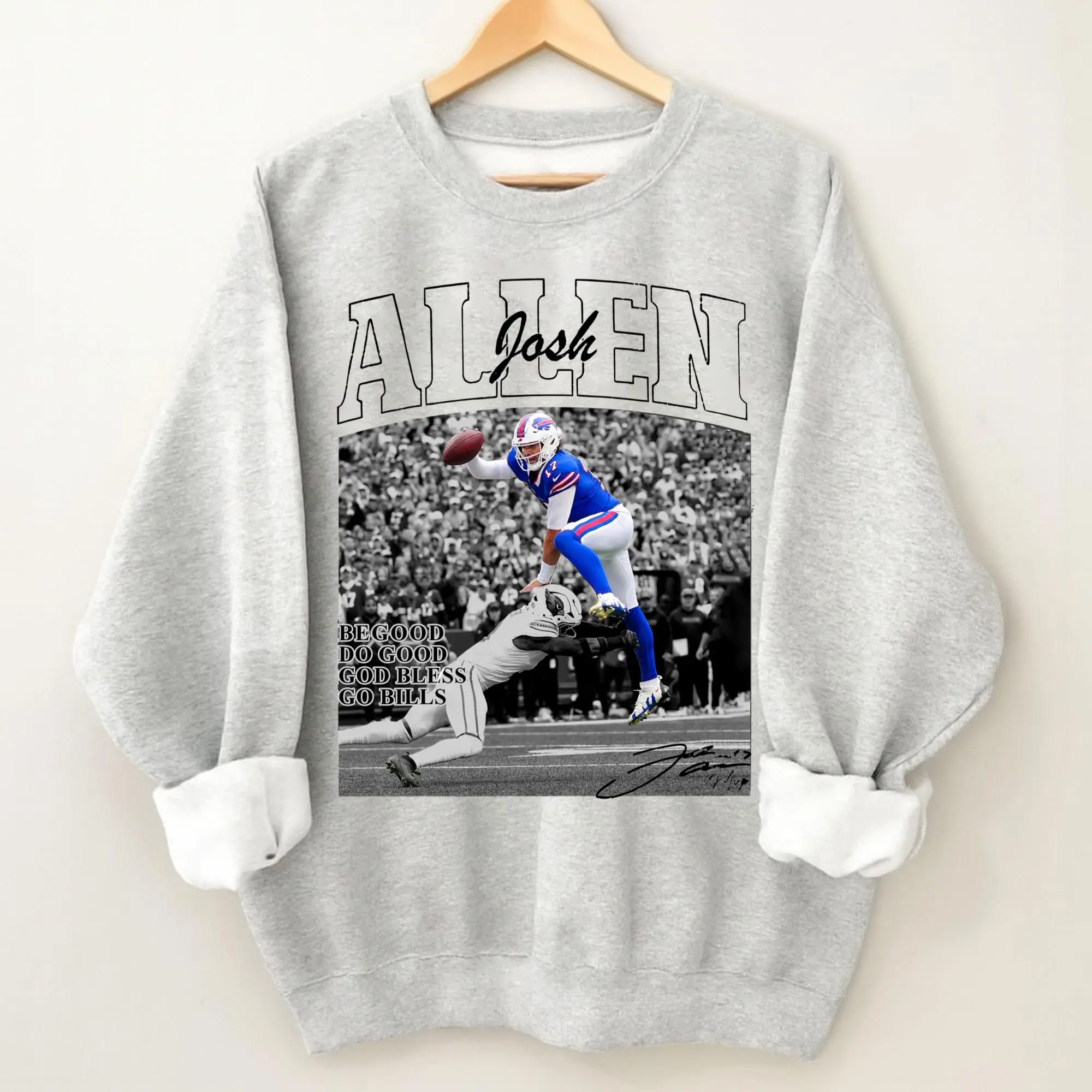 Josh Allen Football Vintage Shirt, Buffalo Football Fan Tee, Buffalo Fan Apparel