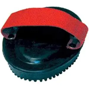 222745 Web Hled Rubber Curry Comb for s Black