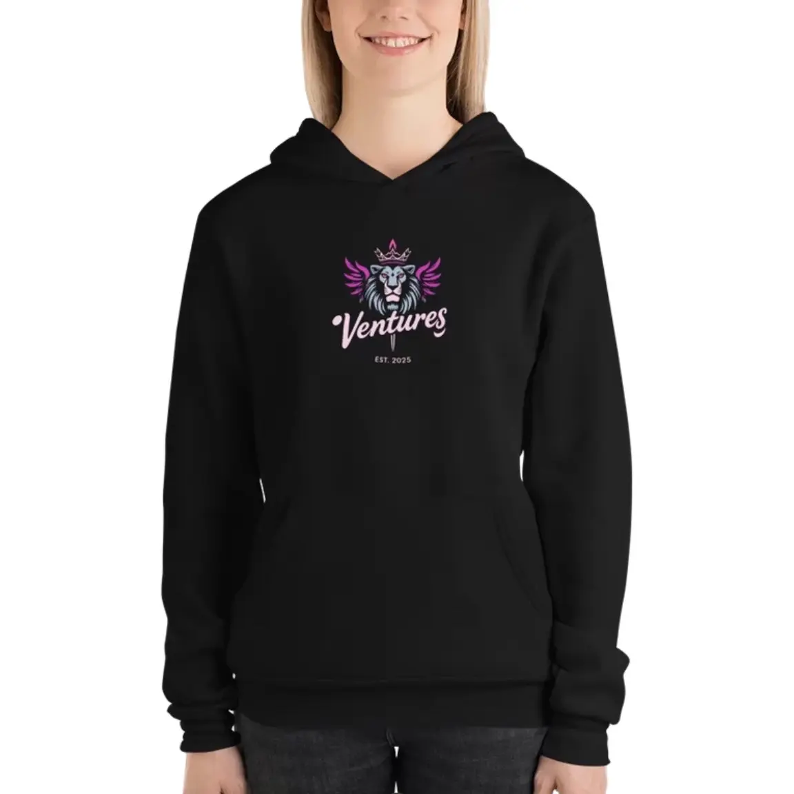 Ventures Wear Hoodie (Pink) Comfortable - Branded clothing. I love it trend. Local clothing brand. Dress to impress.