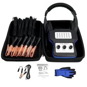 Automotive Engine Noise Finder 6 Channel Car Sound Detector Tester Tool Set Electronic Stethoscope Diagnostic Kit with Headphones