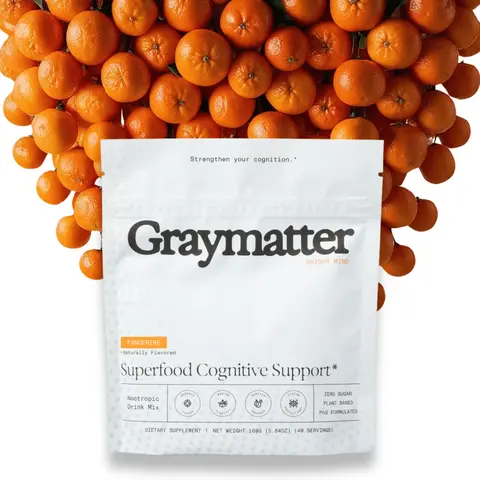 Graymatter | Plant-Based Nootropic Drink Mix for Calm, Focused Energy