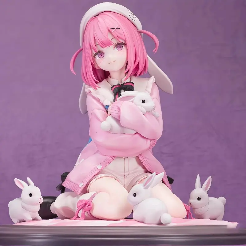 Gw Little Age Girlfriend Anime Figure Beautiful Girl Gk Statue Collectible Figurine Desktop Decoration Car Ornament Gift For