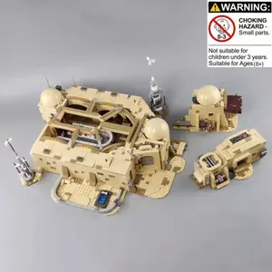 3187pieces Mosd Eisley Cantina Building Blocks Sets Diy Space Model Brick Toys Adults Christmas Gift Compatible With 75290 Model Kit