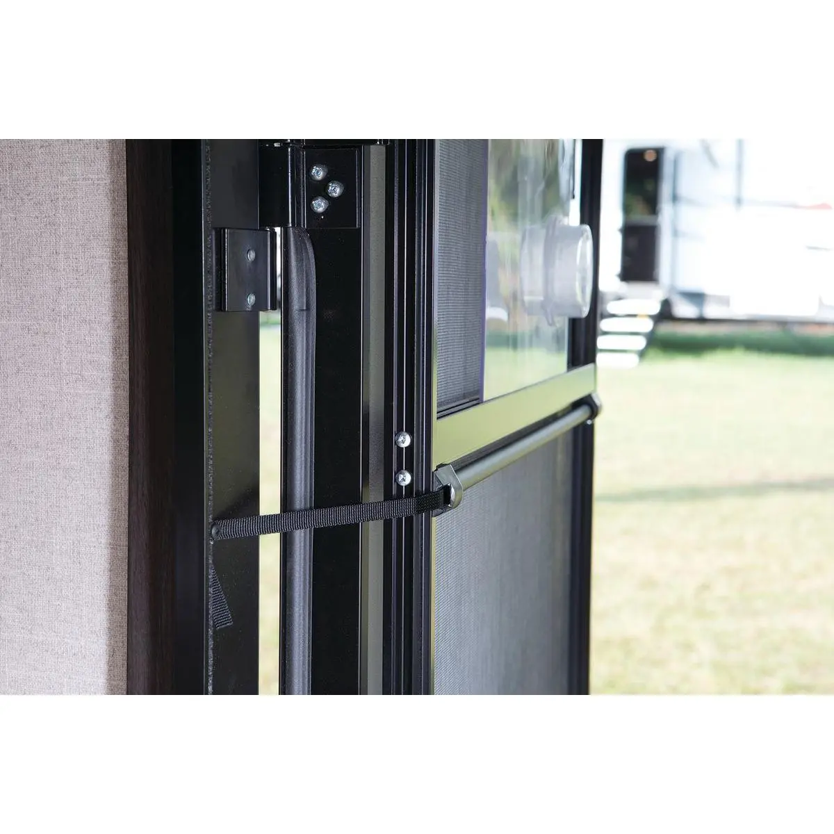 212 MAIN Automatic Door Closer, 24-26 in. Modern Pneumatic Screen Door Hardware, Dependable High-Quality Accessory for Home Use, Screen Doors