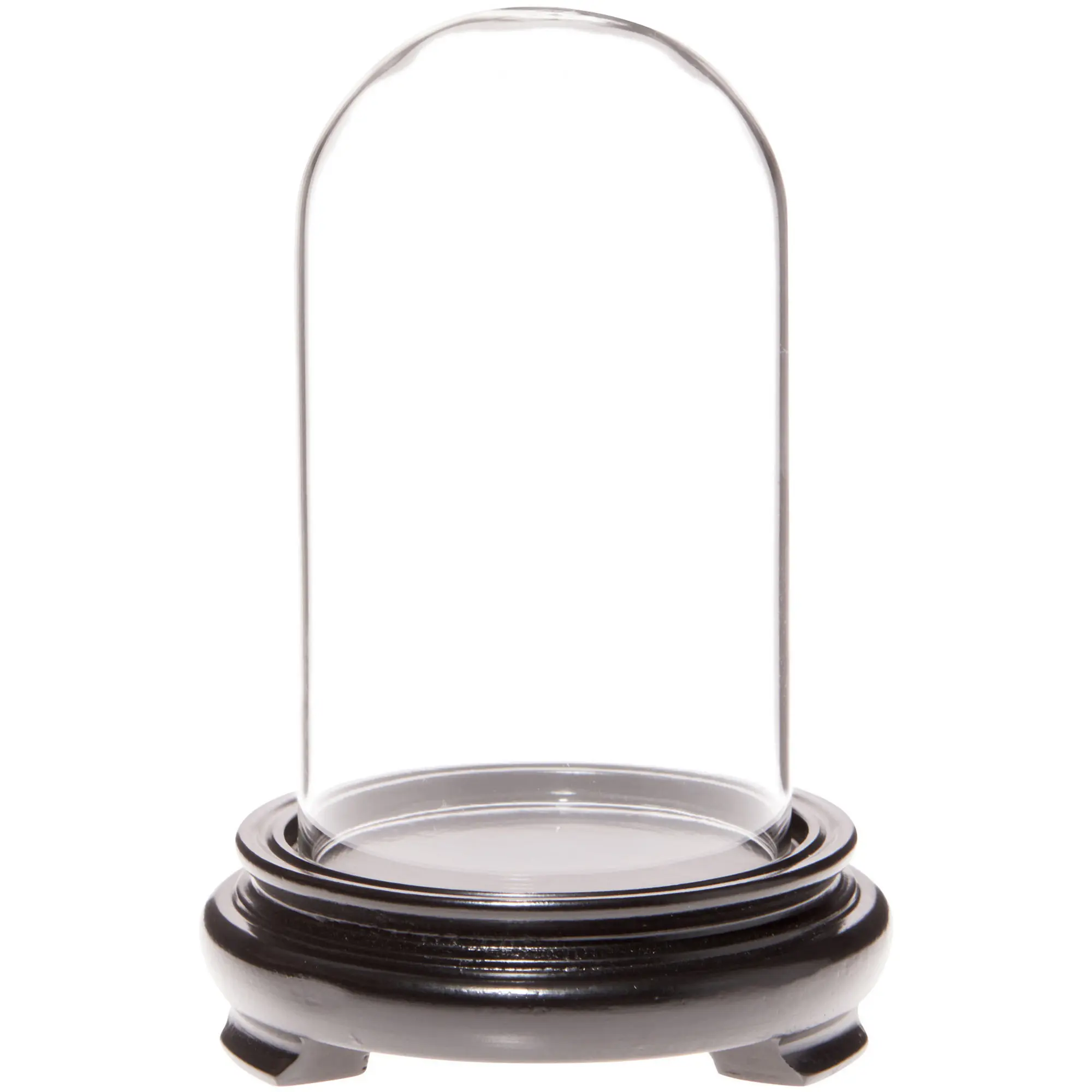 Plymor 2.5" x 4.5" Glass Display Dome Cloche