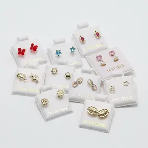 14K Gold 10 Pairs of Earrings - Jewelry Business Start Kit