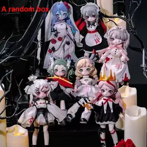 Nyssa Strange Nightmare Series Bjd Doll Blind Box, 1/12 Cute Ball Jointed Doll, 7'' Collectable Action Figure, Birthday Christmas Gifts for Girls