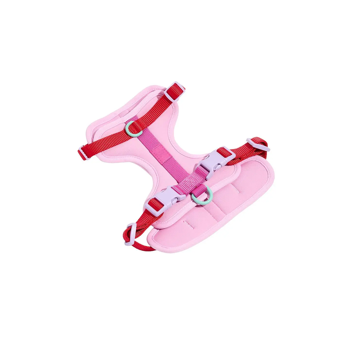 Wild One Extra Small Harness in Bubblegum Colorblock