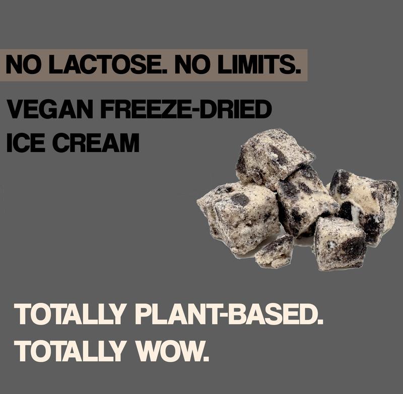 Vegan Freeze-Dried Ice Cream Dairy-Free Freeze Dried Ice Cream, Vegan Candy, Christmas Stocking Stuffers, 2 Ounce