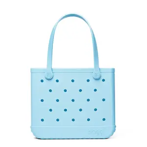 Bogg Bag Baby Bogg Tote Bag - Seas the Day: Hardside Vinyl Shoulder Bag Bogg Bag Baby Bogg Tote Bag - Seas the Day: Hardside Vinyl Shoulder Bag