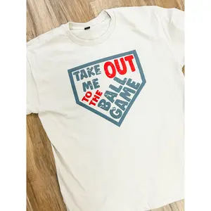 Take Me Out Ball Game Graphic Top