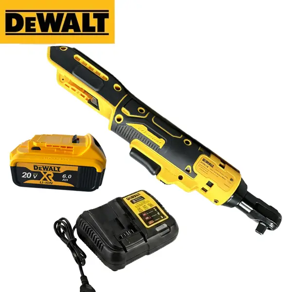 DEWALT 512 Cordless Variable Speed Ratchet Wrench Kit, 1/2 In., 250 RPM, Brushless LED Power Tool for Auto Repair, Garage Jobs equipment maintenance ft-lbs torque bare,home
