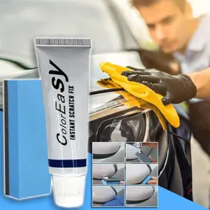 Car Scratch Repair Kit - Easy Paint Fix at Home - Anti-Scratch Paste for Cars - Fast & Convenient Maintenance - Suitable for All Colors