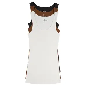 Cotton Ribbed Tank Top 3-Pack