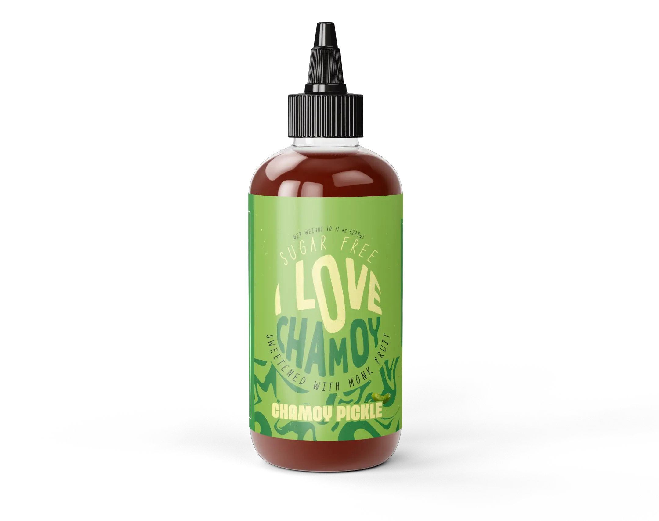 Pickle Sugar Free Chamoy - Carb Free - Vegan - Gluten Free - Tangy - No Artificial Dyes - Diabetic Friendly Candy Sauce Flavor Natural Food - Chamoy P