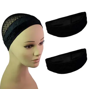wig grip band,2 pcs wig grip Adjustable elasticity and tightness wig grip band (Black)