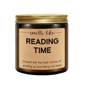 Reading Candle, Scented Candles, Aromatherapy Candle, Book Lovers Gifts, Readers, Bookish Present - Reading Accessories, Cute Reader Present - Funny Christmas, Birthday Gifts for Book Lovers Women, Bookworm, Librarian, Men, Booklover